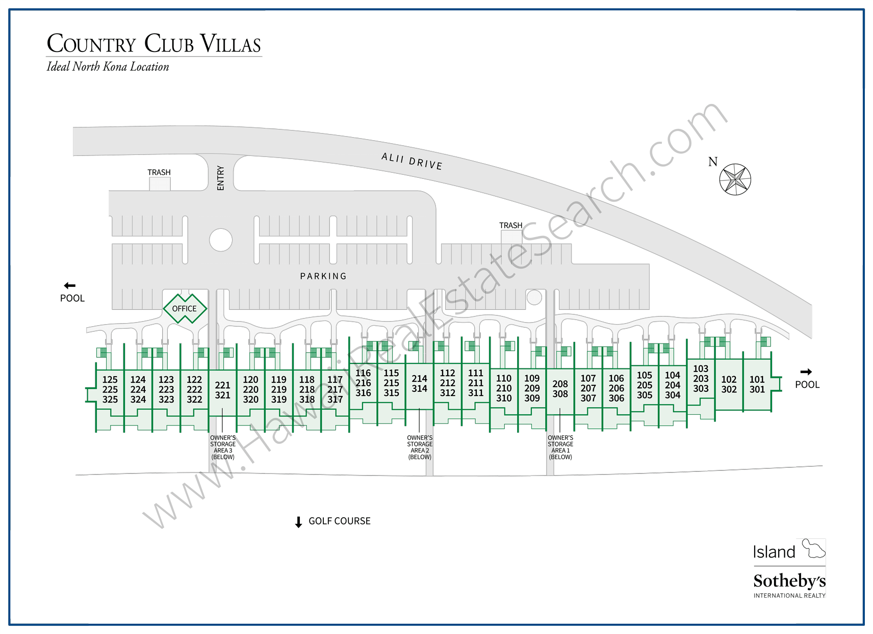 Country Club Villas Map